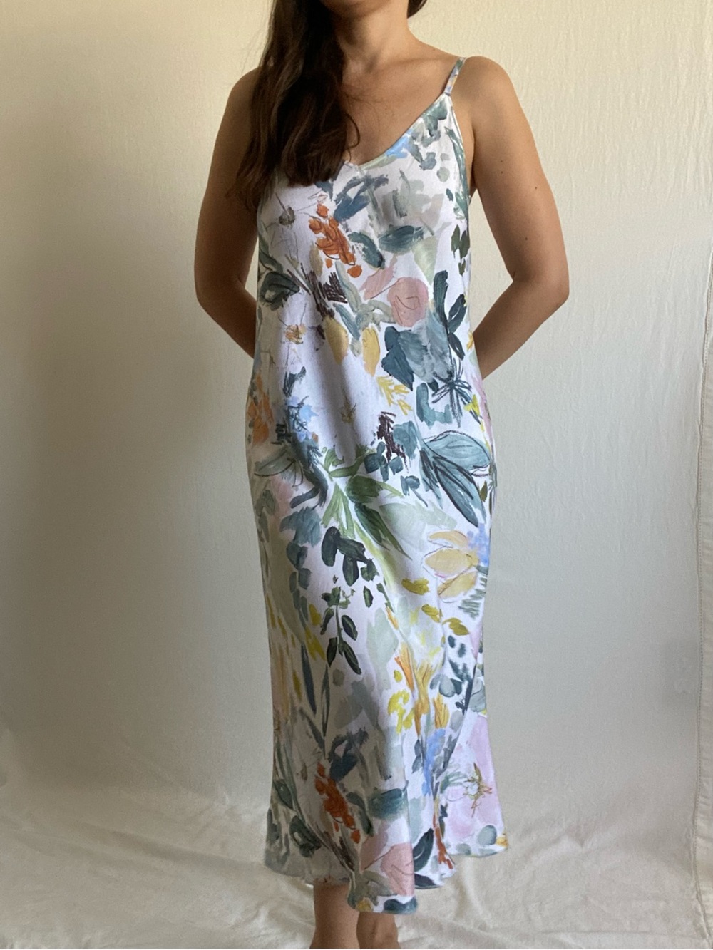 Ted Baker London Multicolor Floral Slip Maxi Dress